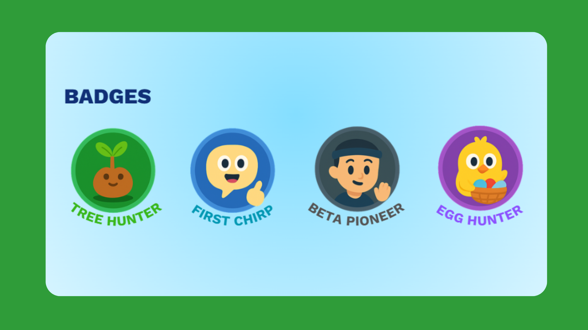 Badges feature